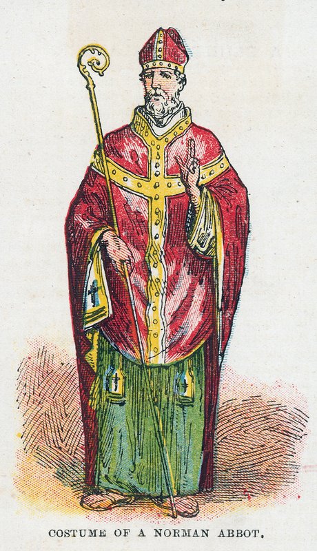 Traje de um abade normando de English School