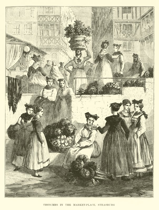 Trajes no mercado, Strasburg de English School