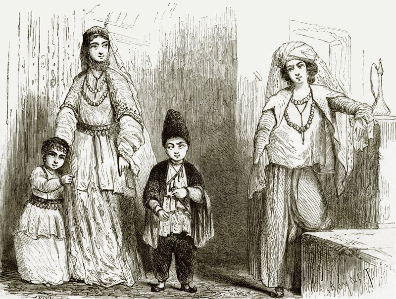 Trajes de Baku de English School