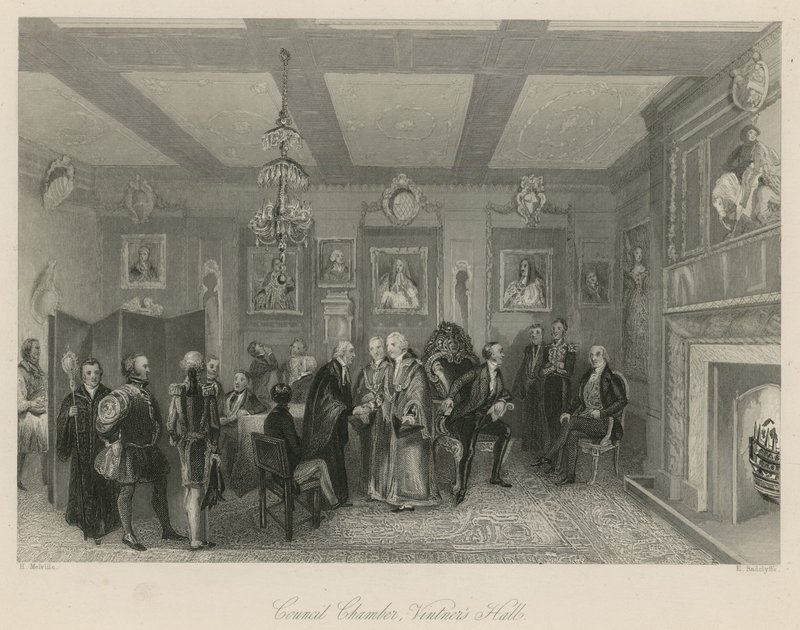 Câmara do Conselho, Vintners Hall de English School