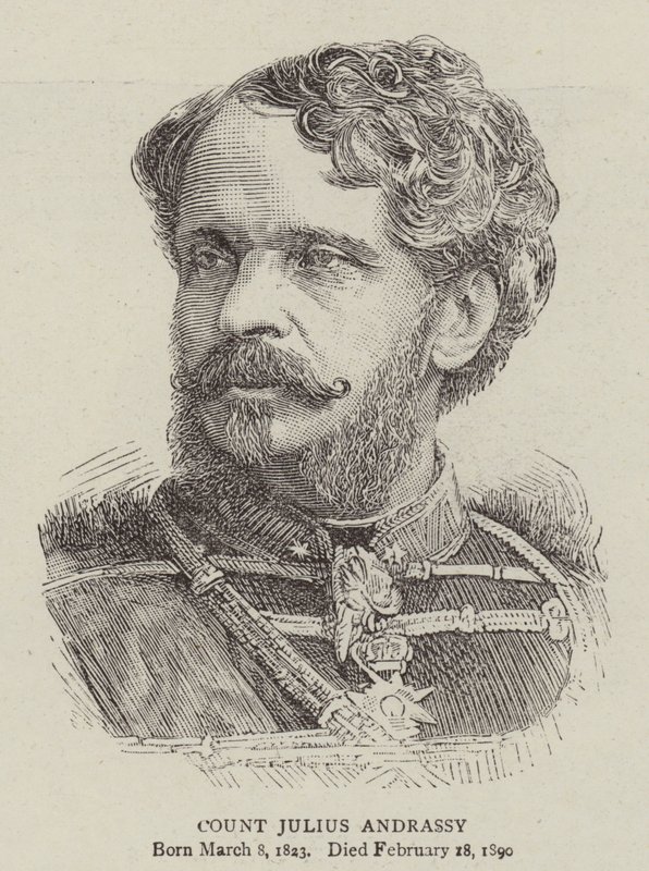 Conde Julius Andrassy (gravura) de English School