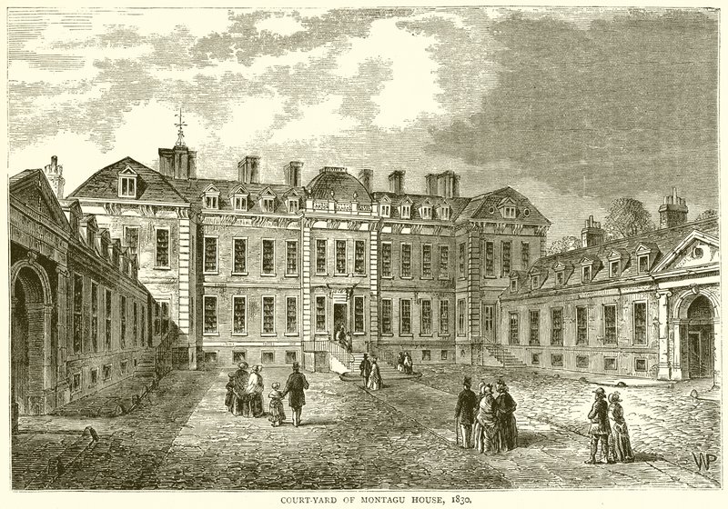 Pátio da Casa Montagu, 1830 de English School