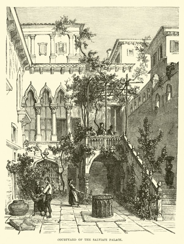 Pátio do Palácio Salviati de English School