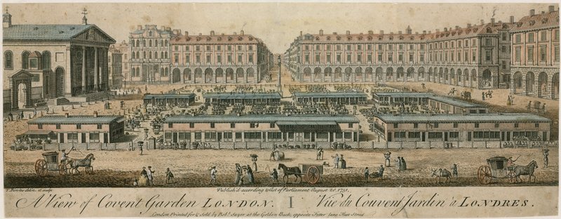 Covent Garden Market, Londres de English School