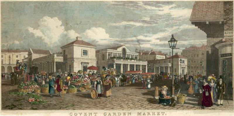 Covent Garden Market, Londres de English School