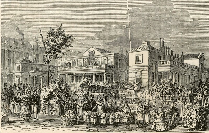 Covent Garden Market, Londres de English School