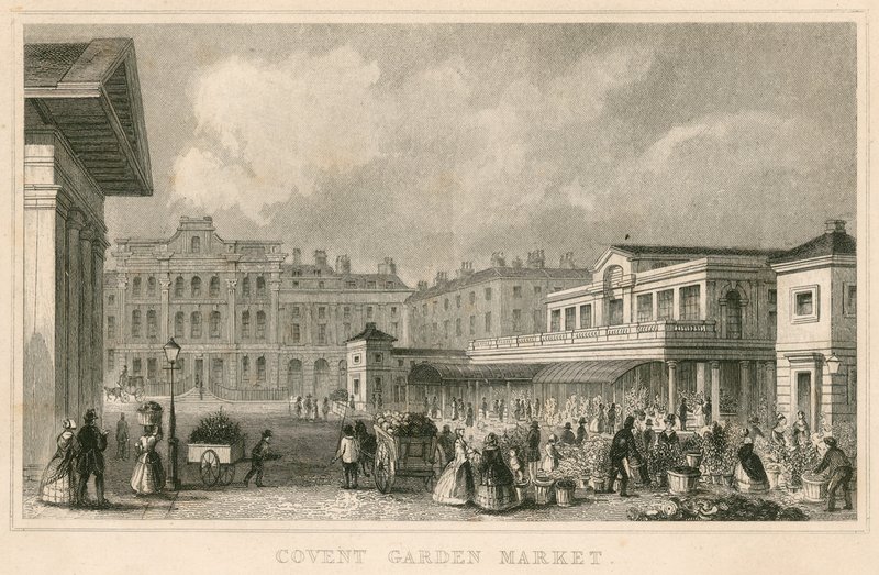 Covent Garden Market, Londres de English School