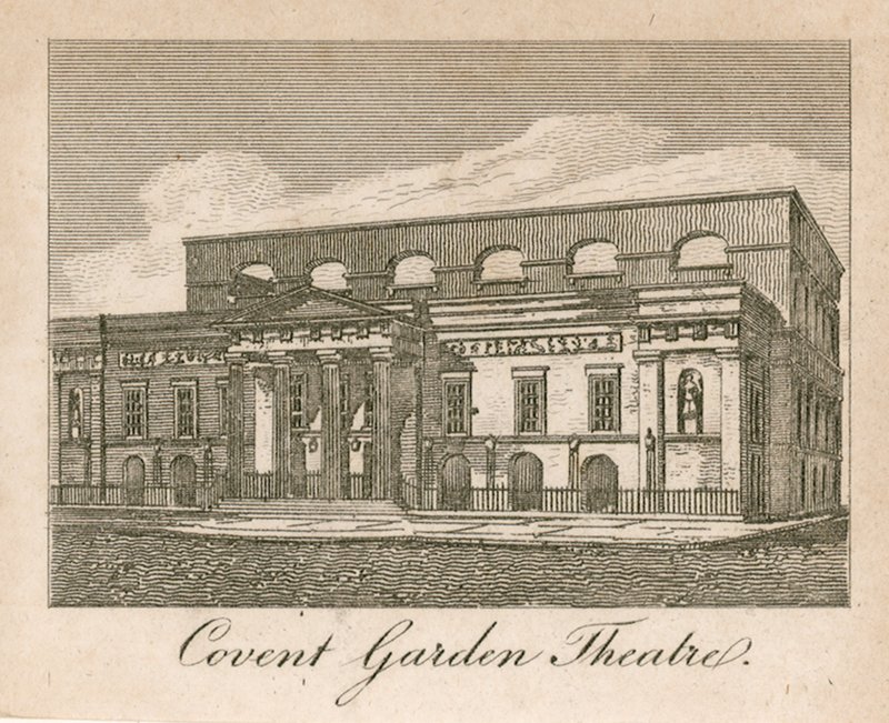 Covent Garden Theatre, em Londres de English School