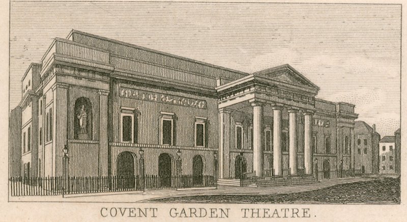 Covent Garden Theatre, em Londres de English School