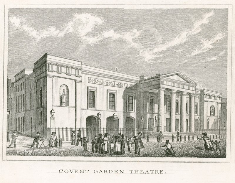 Covent Garden Theatre, em Londres de English School