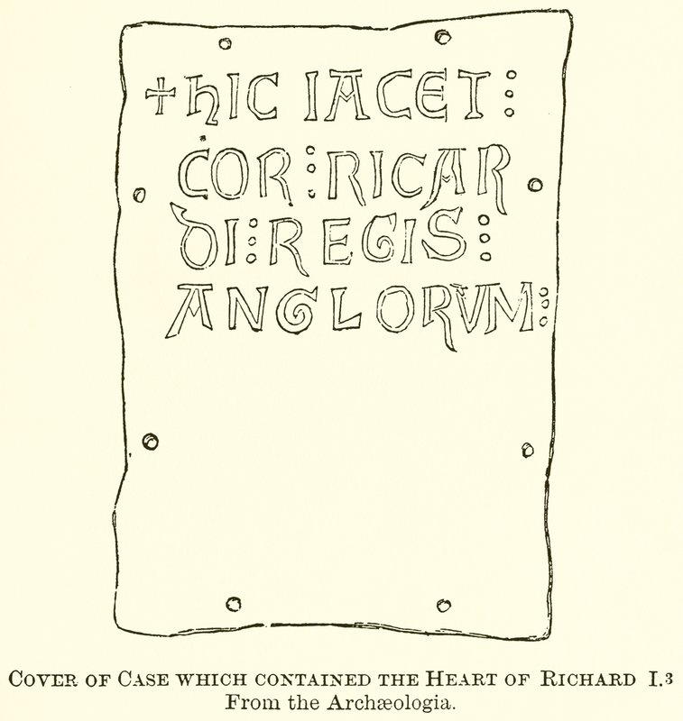 Capa do caso que continha o coração de Ricardo I de English School