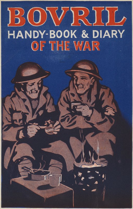 Capa do livro Bovril Handy e diário da guerra de English School