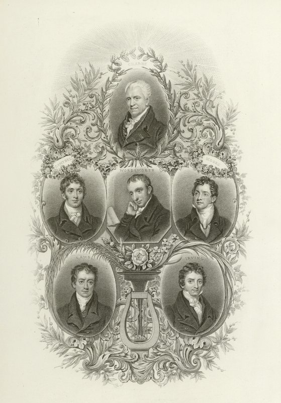 Crabbe, Campbell, Wordsworth, Moore, Cordeiro, Irving de English School