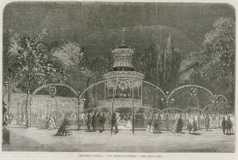 Cremorne Gardens, Londres: a plataforma de cristal de English School