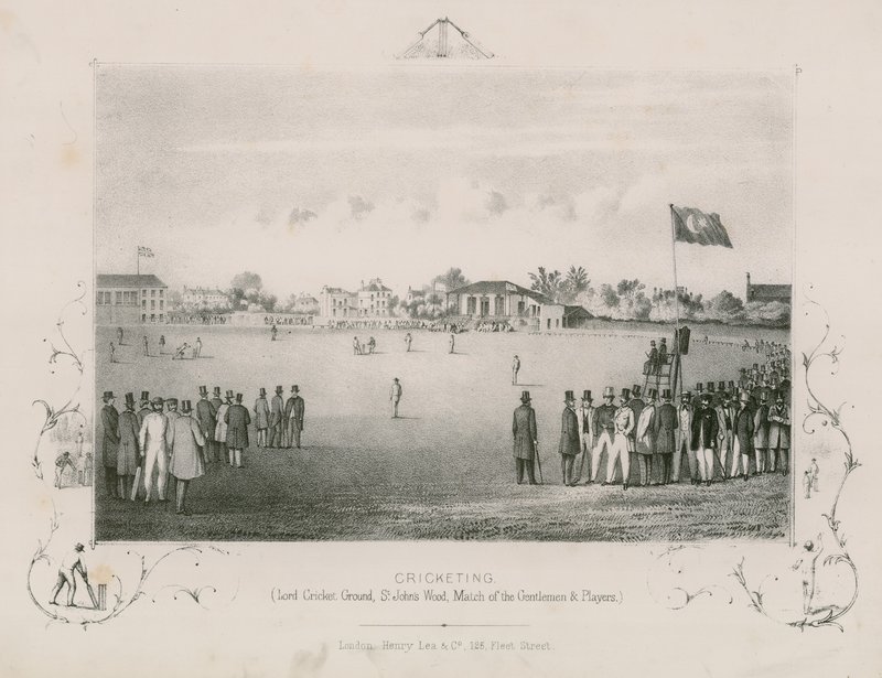 Críquete; Lord Cricket Ground, St Johns Wood; Jogo dos Cavalheiros e Jogadores de English School