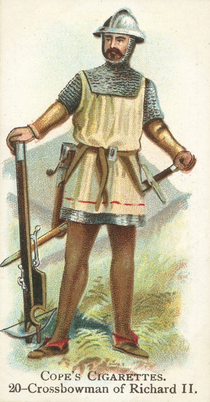 Crossbowman, Rei Ricardo II (chromolitho) de English School