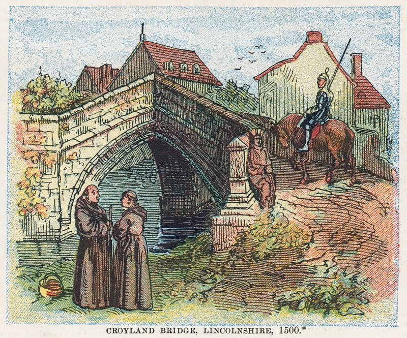 Ponte Croyland, Lincolnshire de English School