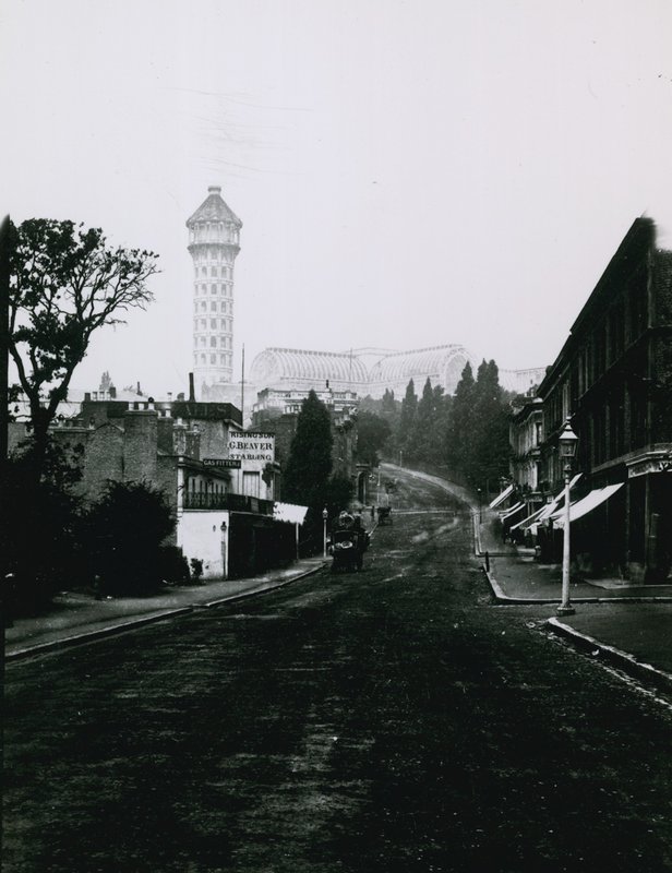 Palácio de Cristal, Sydenham, Londres; fotografia de English School