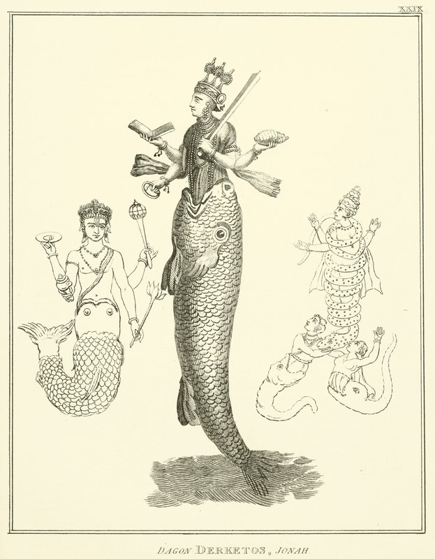 Dagon Derketos, Jonah (gravura) de English School