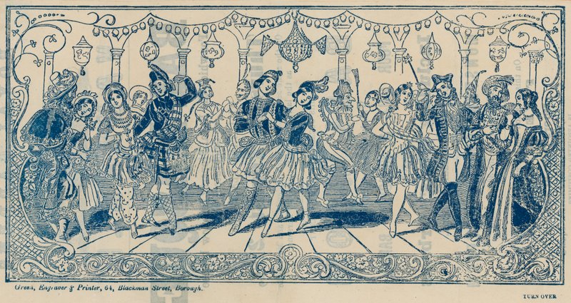Dance no Vauxhall Gardens, em Londres de English School