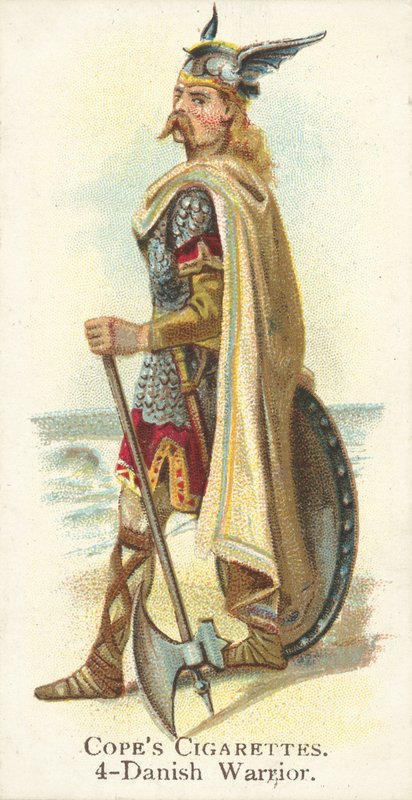 Guerreiro Dinamarquês (chromolitho) de English School