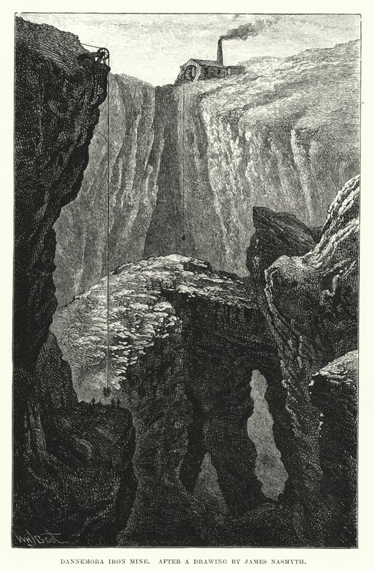 Mina de Ferro Dannemora (gravura) de English School