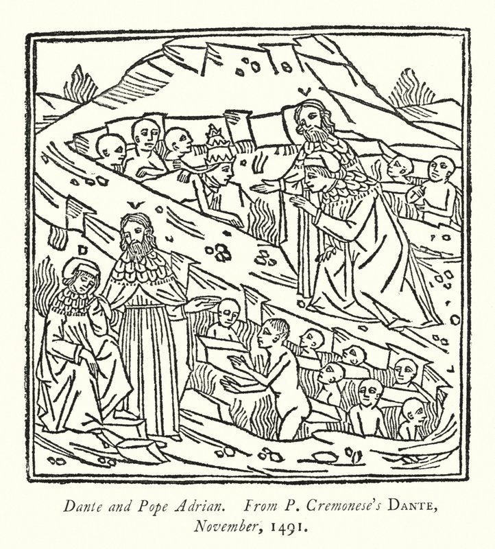 Dante e o Papa Adrian, De P Cremonese