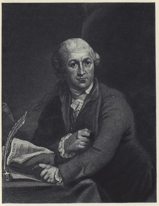David Garrick (fotogravura) de English School