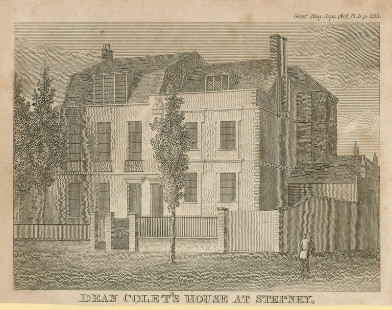 Dean Colets House na Stepney de English School