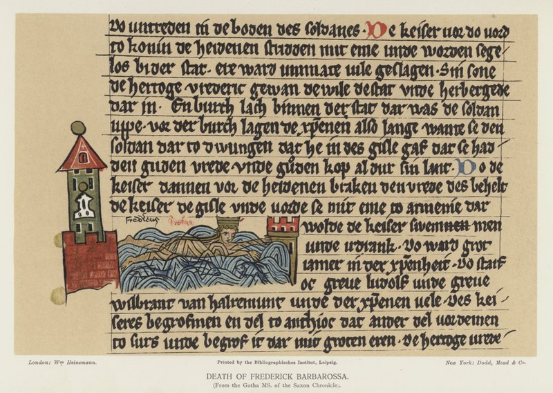 Morte de Frederico Barbarossa de English School