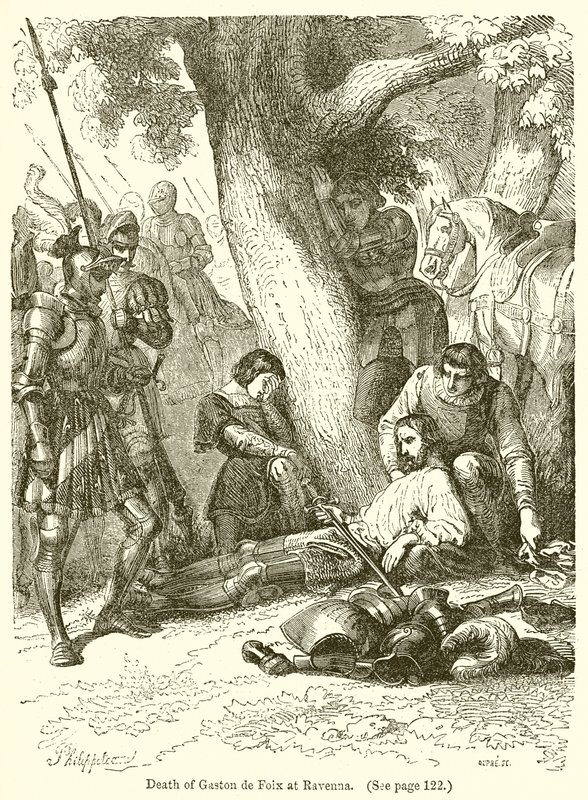Morte de Gaston de Foix na Revenna de English School