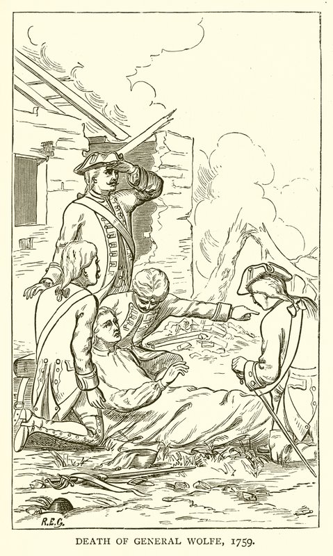 Morte do general Wolfe, 1759 de English School