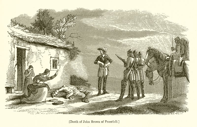 Morte de John Brown de Priesthill de English School