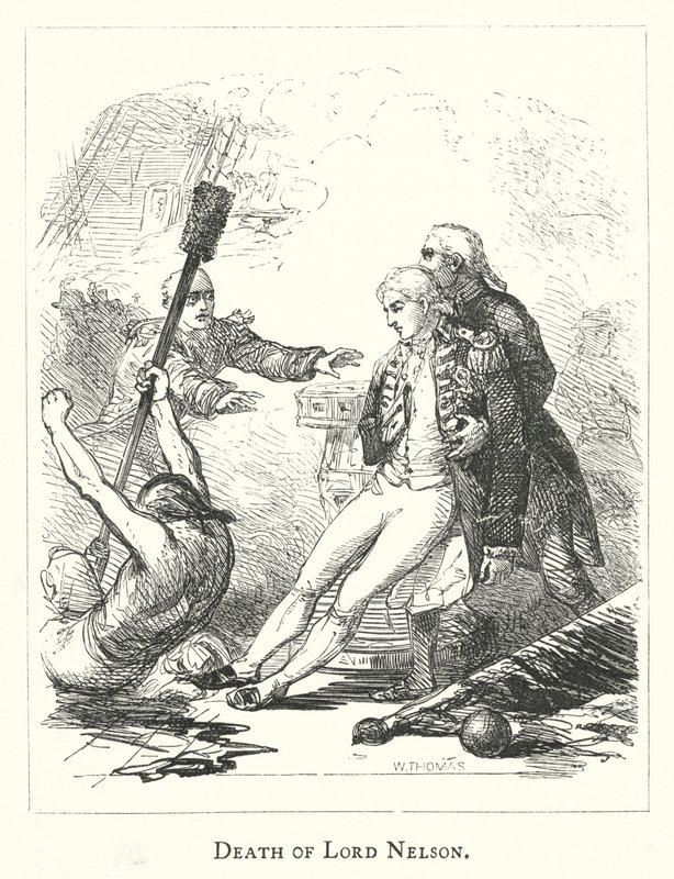 Morte de Lord Nelson (gravura) de English School