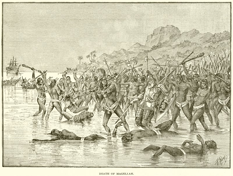 Morte de Magalhães de English School