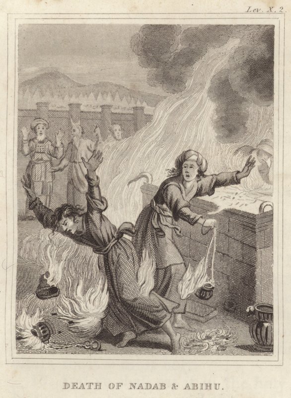 Morte de Nadab e Abihu de English School