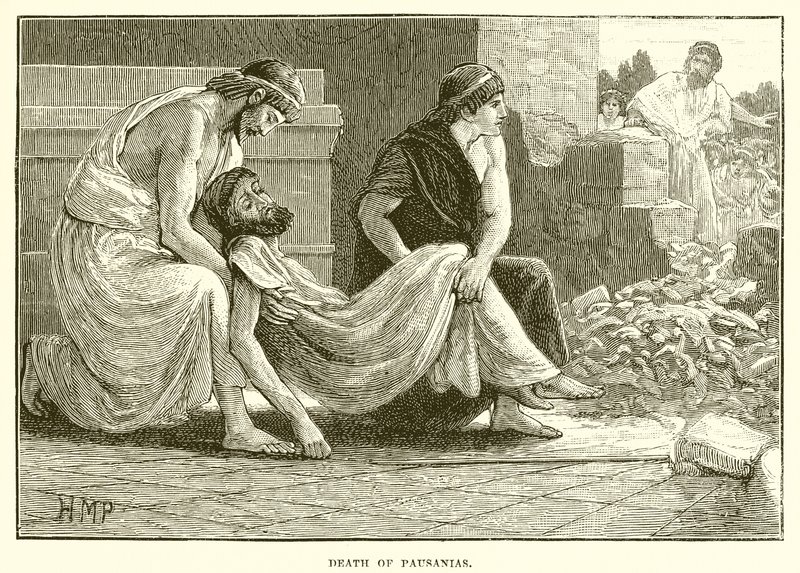 Morte de Pausanias de English School