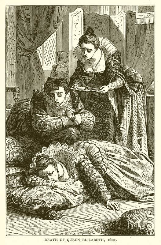 Morte da rainha Elizabeth, 1601 de English School