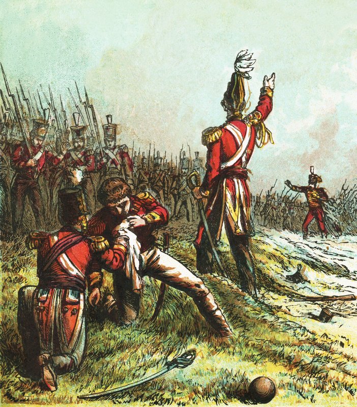 Morte de Sir John Moore de English School
