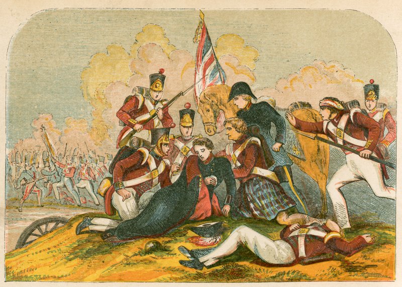 Morte de Sir John Moore na Corunha de English School