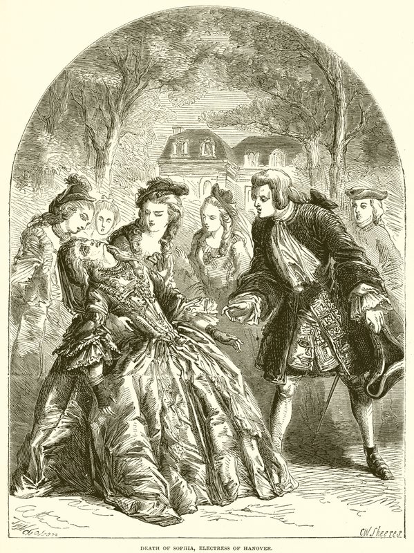 Morte de Sophia, Electress de Hanôver de English School