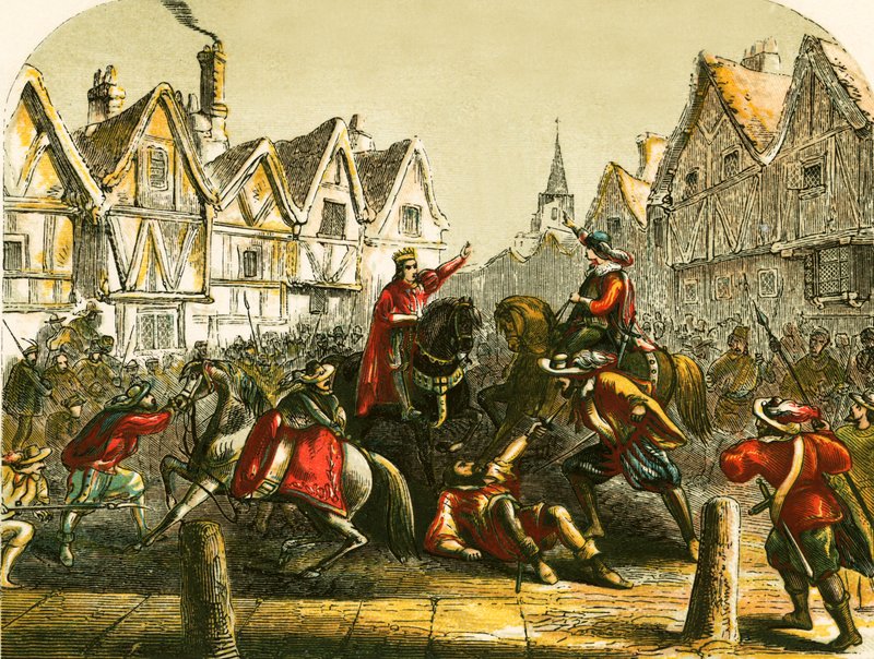 Morte de Wat Tyler de English School