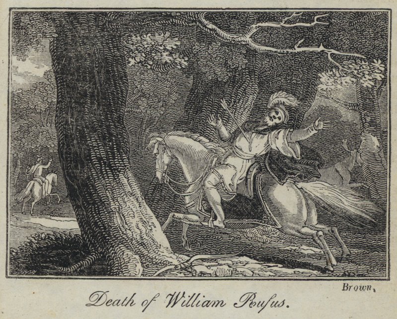 Morte de William Rufus (gravura) de English School