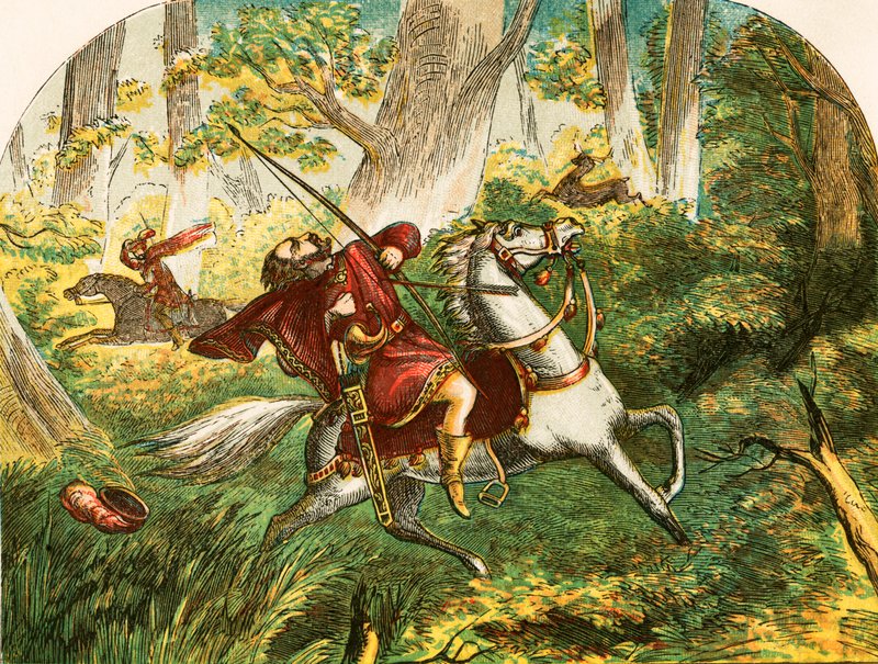 Morte de William Rufus de English School