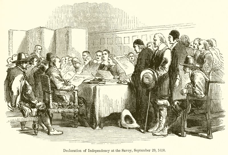 Declaração de Independência no Savoy, 29 de setembro de 1658 de English School