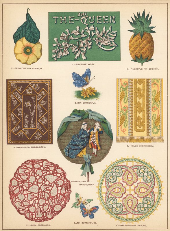 Artigos decorativos (cor litho) de English School