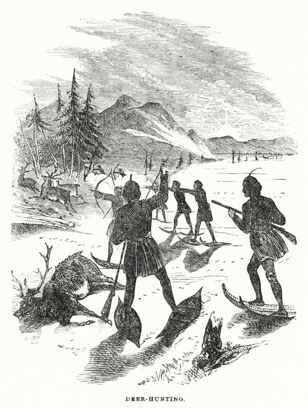 Caça ao veado (gravura) de English School