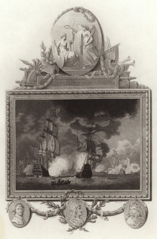 Derrota da Frota Holandesa, 3 de junho de 1665 de English School