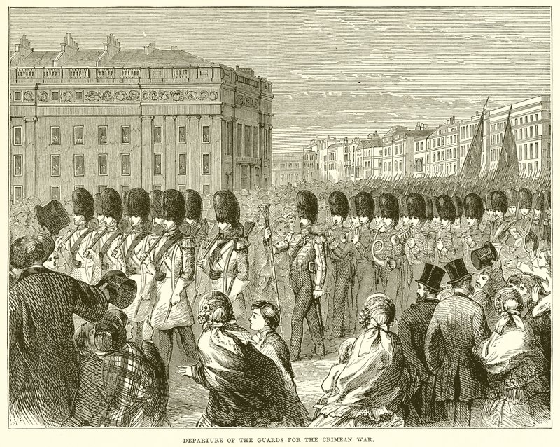 Partida dos Guardas da Guerra da Criméia de English School