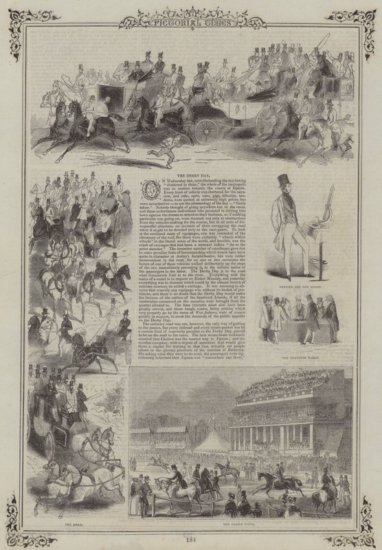 Derby Day (gravura) de English School